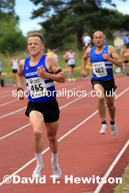 3000 metres, 2023 NEGP 4 Monkton, Wed., July 12th.  Photo: David T. Hewitson/Sports for All Pics